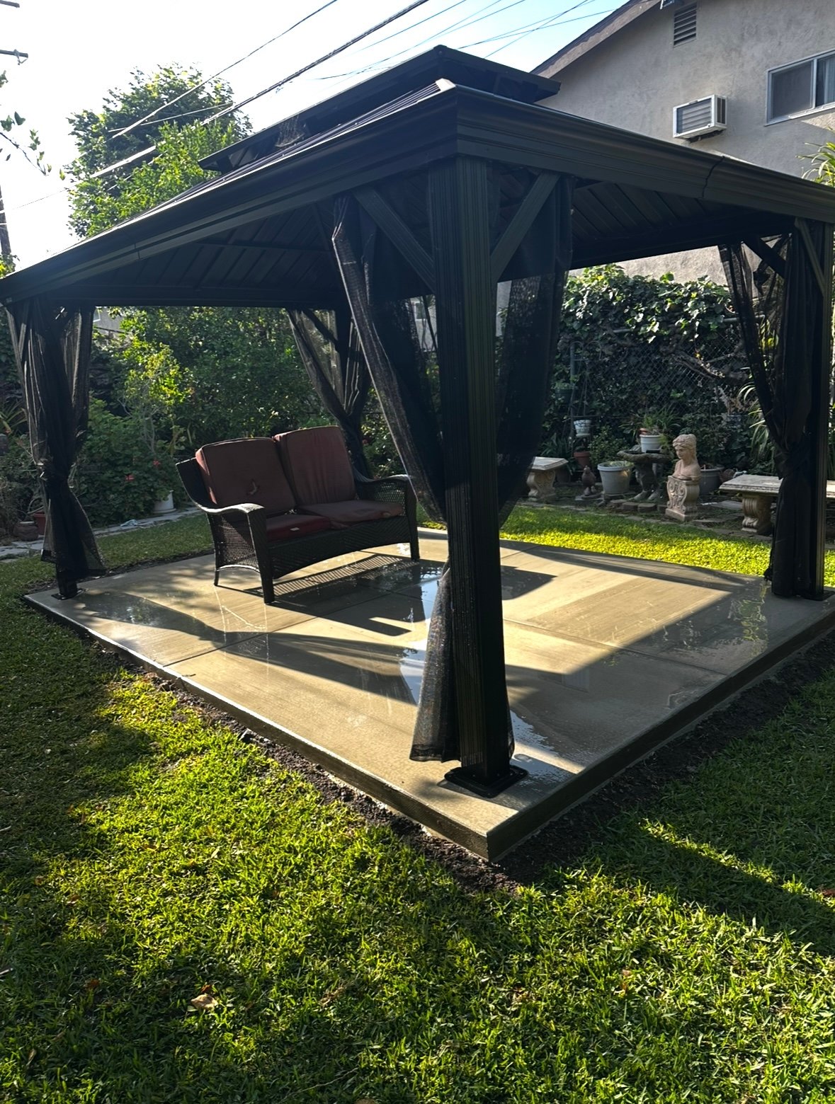 Professional concrete driveway installation by Elite Hardscape Inc. in Southern California
